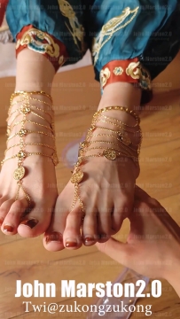 johnmarston波斯服漂亮小脚丫夹鸡儿